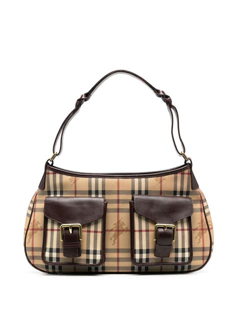 burberry vintage check bag|Burberry shoulder bag vintage.